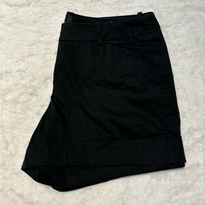 Mossimo Mid Rise Black Shorts